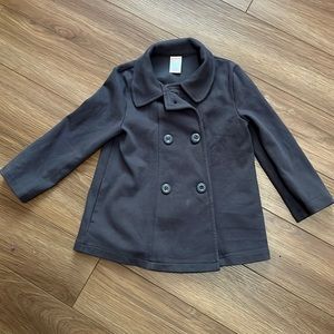 Cotton/polyester/spandex Girls Peacoat. Smoke free home